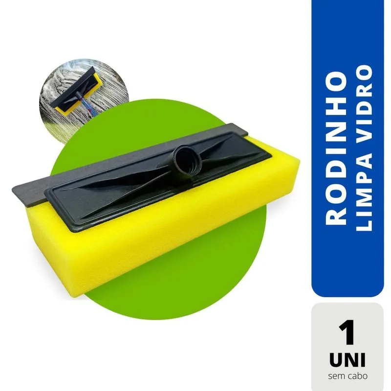 Limpa Vidro Com Rodinho Un Sem Cabo