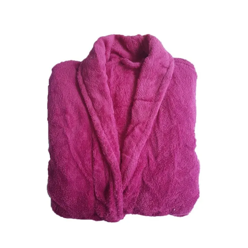 Roupão De Banho Rosa Microfibra Soft Camesa G
