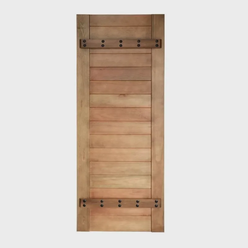 Folha de Porta Madeira Maciça 80x210x3,5cm Ziby Castle Cedro Rosa
