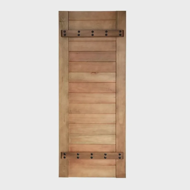 Folha de Porta Madeira Maciça 90x210x3,5cm Ziby Castle Cedro Rosa