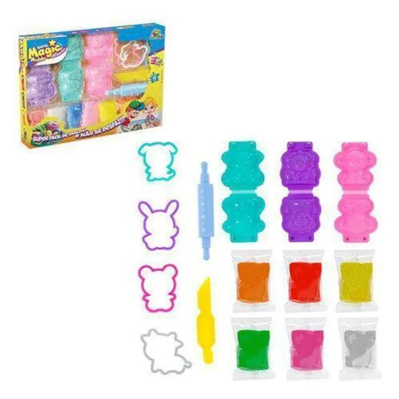 Massinha Magic Molde Bichinhos Art Brink