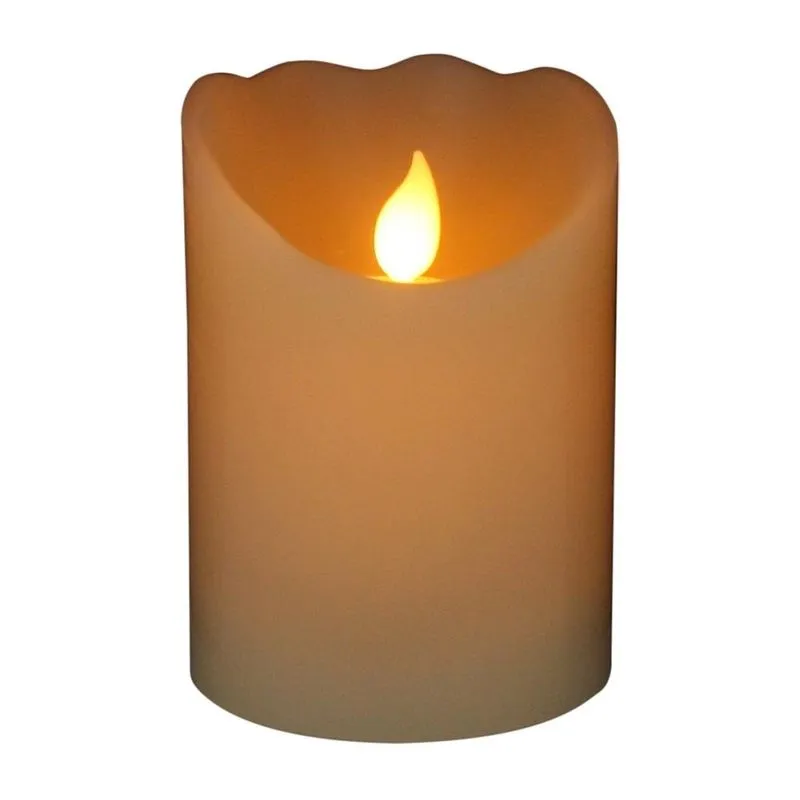 Vela de Led com Chama 7,5x10 Cm