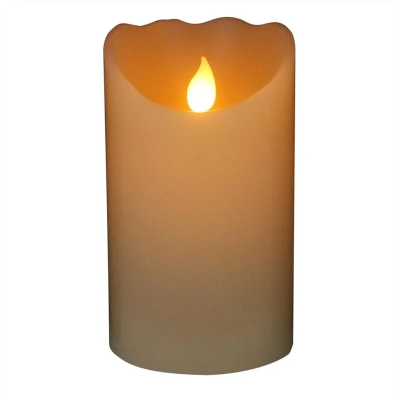 Vela de Led com Chama 7,5x12,5 Cm