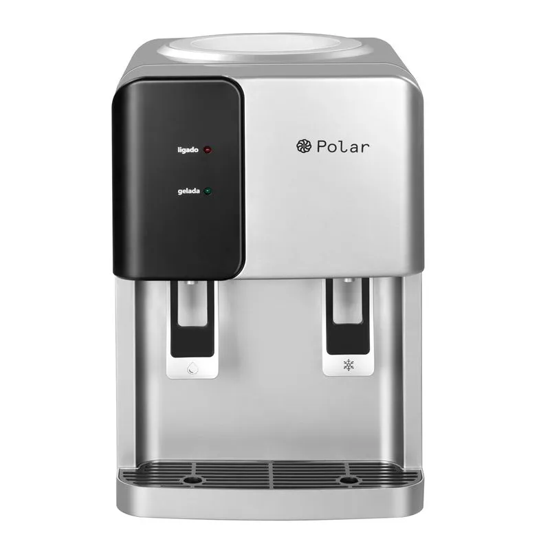 Bebedouro Eletrônico Polar Prata - Agua Natural e Gelada Bebedouro Eletrônico Polar Prata - Agua Natural E Gelada - 220V