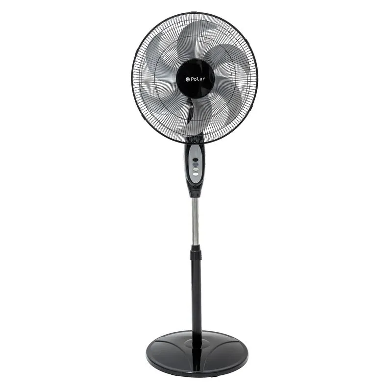Ventilador de Coluna Polar Maxi Turbo Preto com 6 pás 40 cm Ventilador de coluna Polar - Maxi Turbo Preto - Com 6 pás 40 cm - Silencioso - 127 V