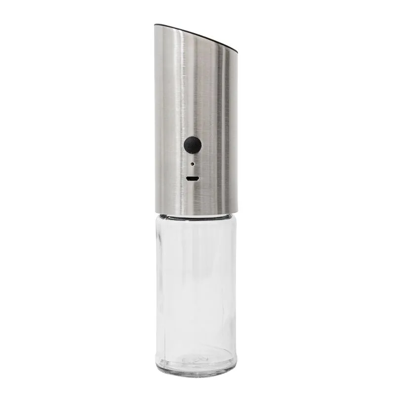 Moedor Elétrico Inox de Sal e Pimenta Prata Polar Moedor Elétrico Recarregável USB Sal e Pimenta Prata - Polar