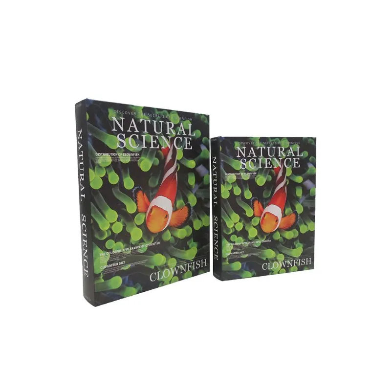 Cj de livros caixa natural science verde E preto 2PCS