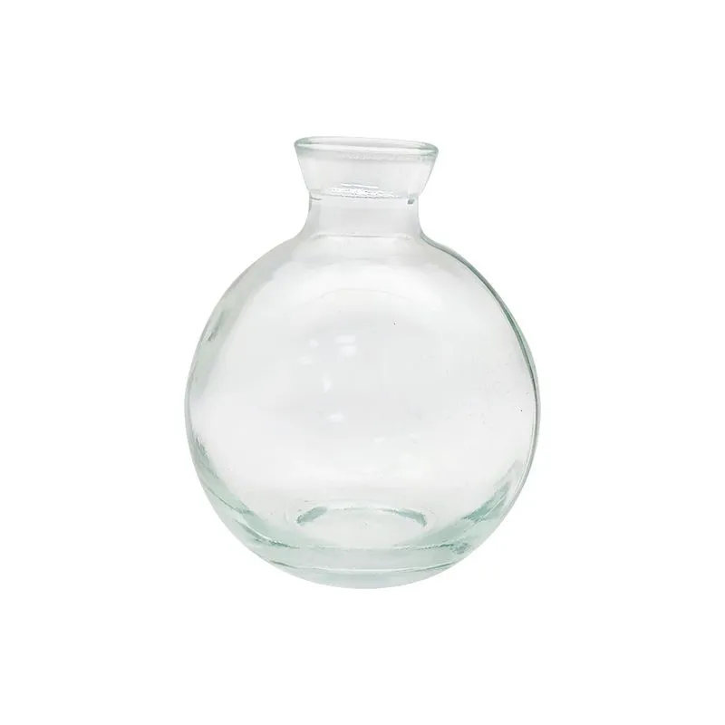 Vaso Decorativo em Vidro Transparente