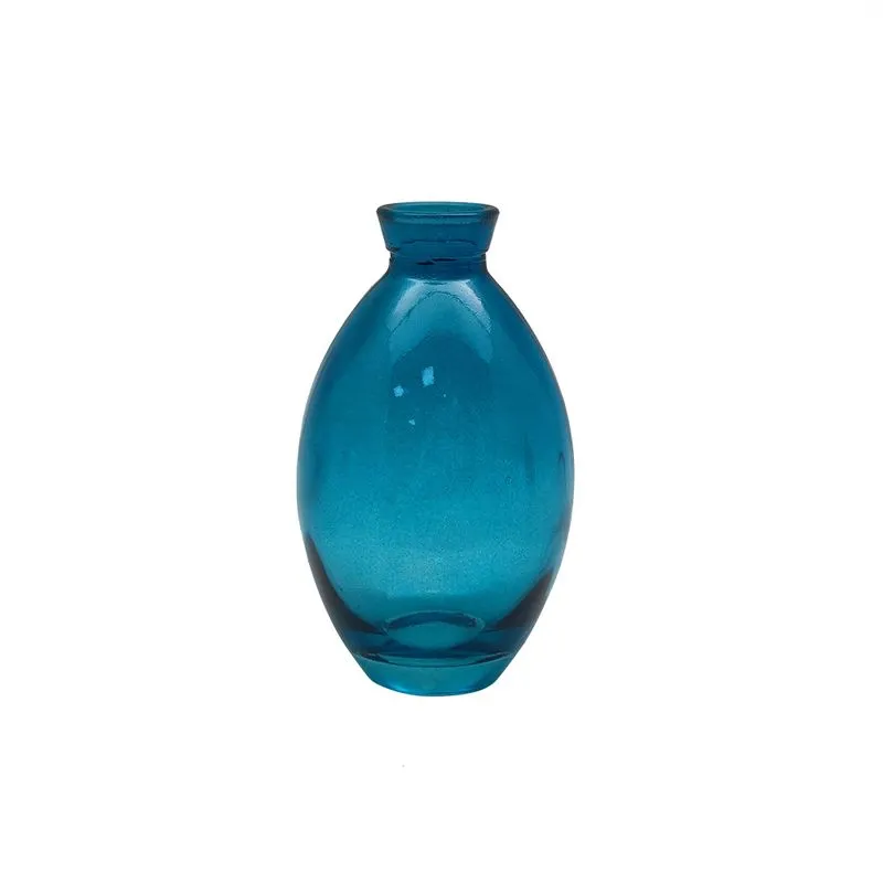 Vaso Decorativo em Vidro Azul