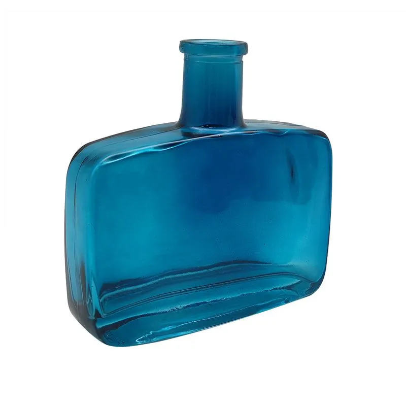 Vaso Decorativo em Vidro Azul