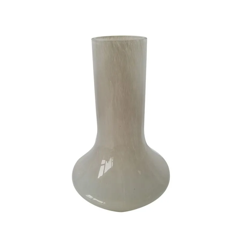 Vaso Decorativo em Vidro Cinza