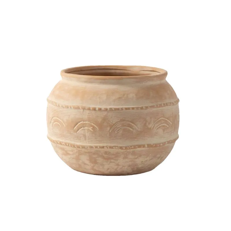 VASO DECORATIVO EM CERAMICA TERRACOTA