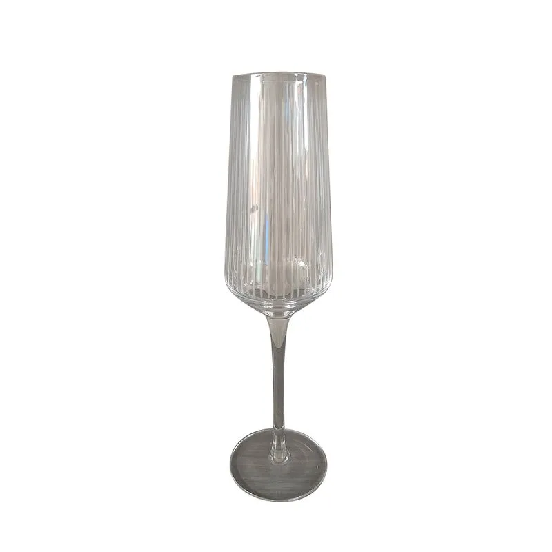 CONJUNTO TAÇAS EM VIDRO COM DETALHE EM FILETES TRANSPARENTE 300ML 6 PEÇAS CONJUNTO TACAS EM VIDRO COM DETALHE EM FILETES TRANSPARENTE 300ML 6 PEÇAS