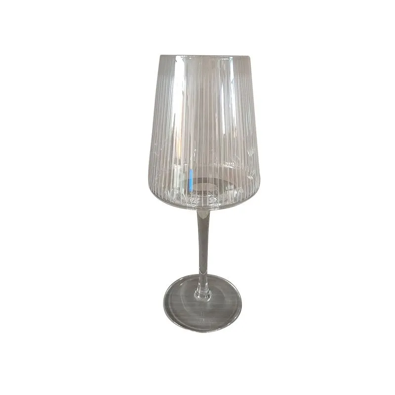 CONJUNTO TAÇAS EM VIDRO COM DETALHE EM FILETES TRANSPARENTE 530ML 6 PEÇAS CONJUNTO TACAS EM VIDRO COM DETALHE EM FILETES TRANSPARENTE 530ML 6 PEÇAS