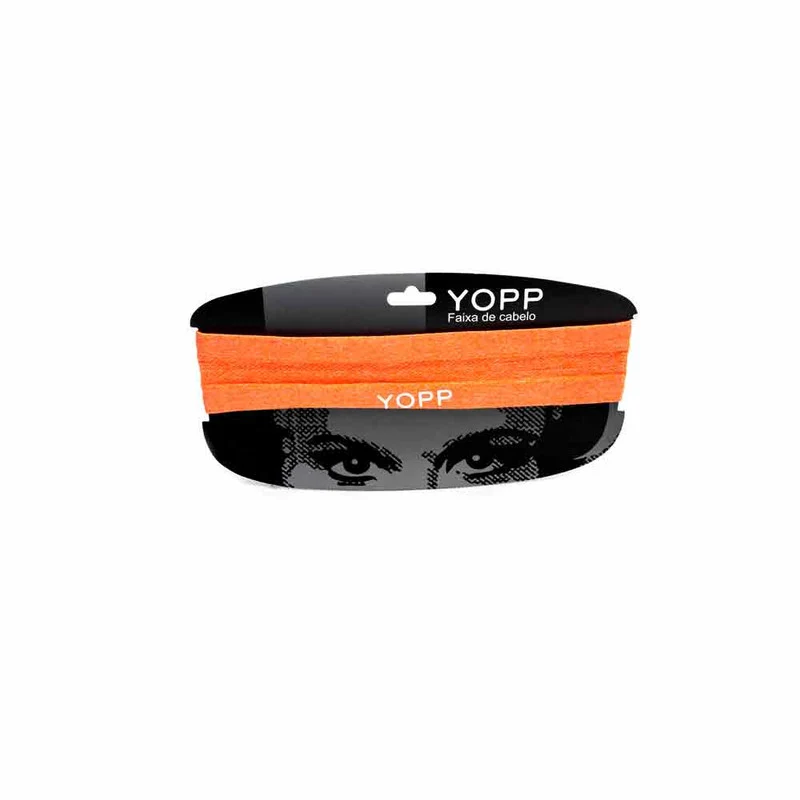 Faixa de Cabelo Poliéster Yopp Laranja - Yopp