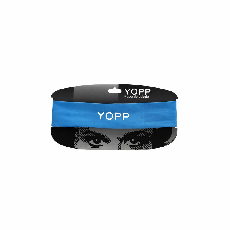 Faixa de Cabelo Poliéster Yopp Azul - Yopp
