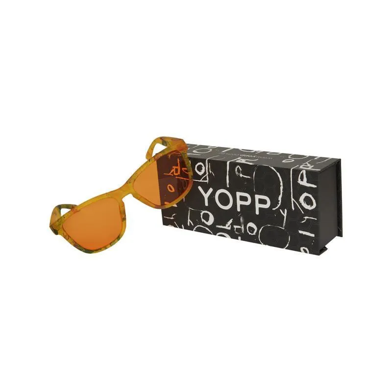 Óculos De Sol Lente Uv400 Polarizado Yopp Estudio Q Laranja