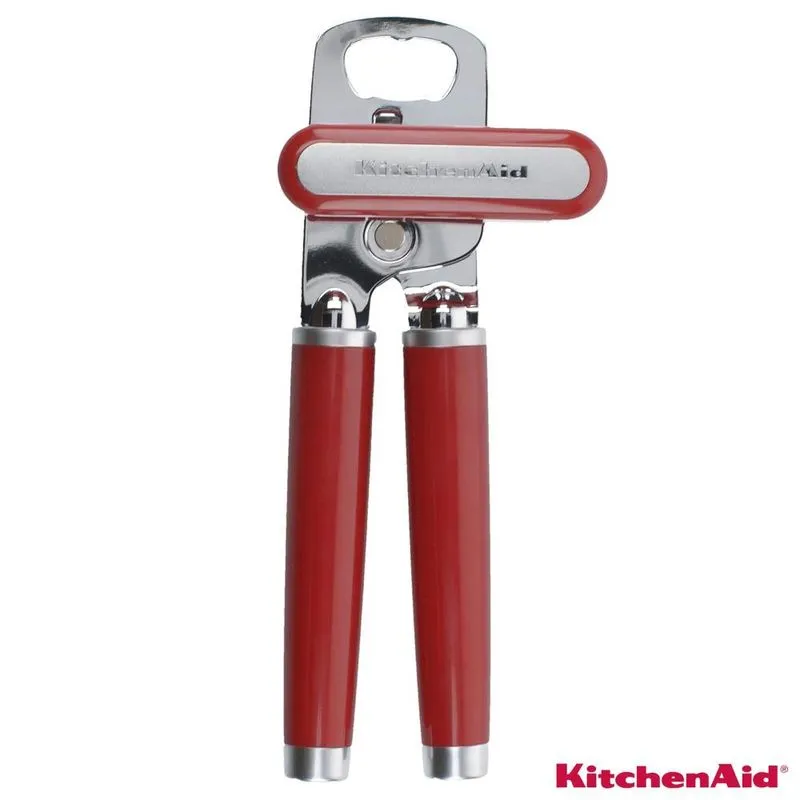 Abridor De Latas Em Aço Inoxidável Vermelho - Kitchenaid