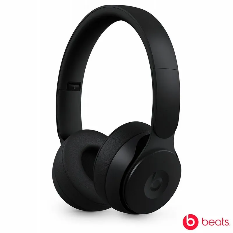Fone de Ouvido Bluetooth Beats Solo Pro Preto até 40h de Bateria, Cancelamento de Ruído, Carga Fast Fuel 10min = 3h