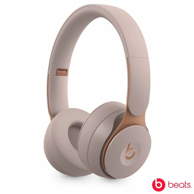 Fone de Ouvido Beats Solo Pro Bluetooth Headfone On Ear com Cancelamento de Ruído Ativo Cinza