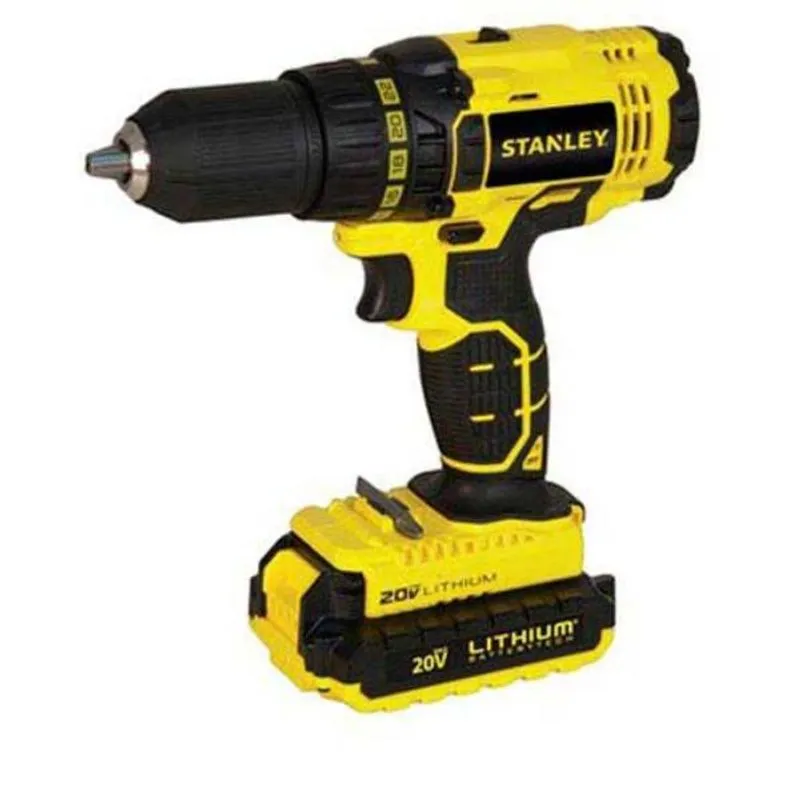 Parafusadeira e Furadeira Stanley 20V com Maleta - SCD20C2K-BR