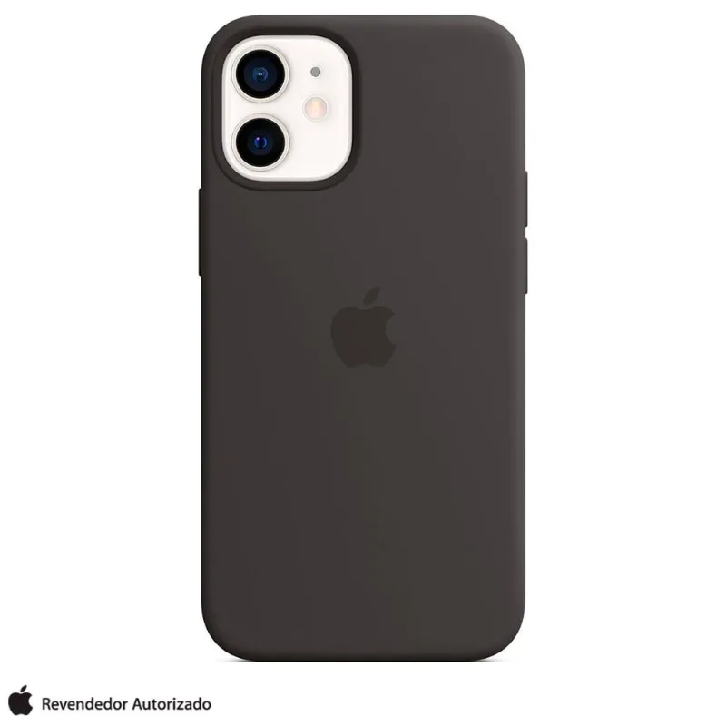 Capa para iPhone 12 Mini em Silicone Preta - Apple - MHKX3ZEA