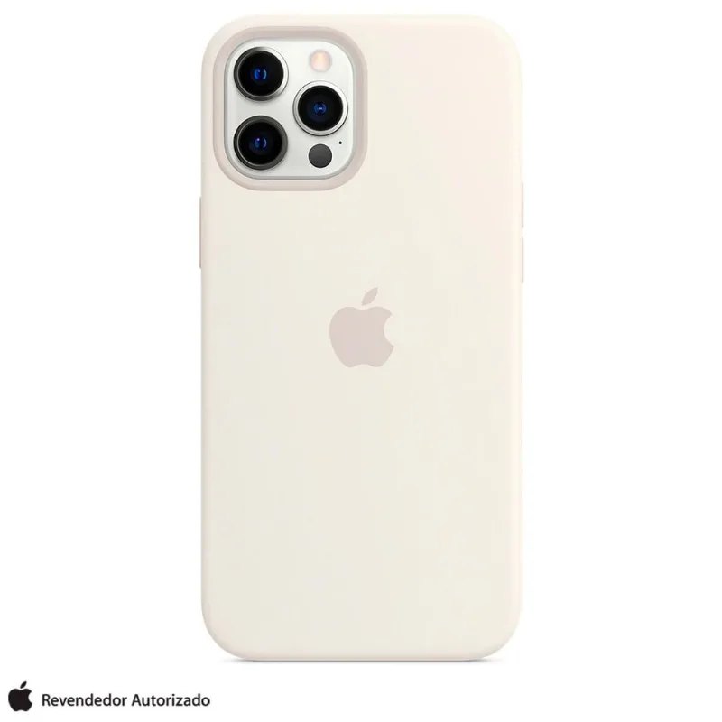 Capa para iPhone 12 Pro Max em Silicone Branco ? Apple ? MHLE3ZEA
