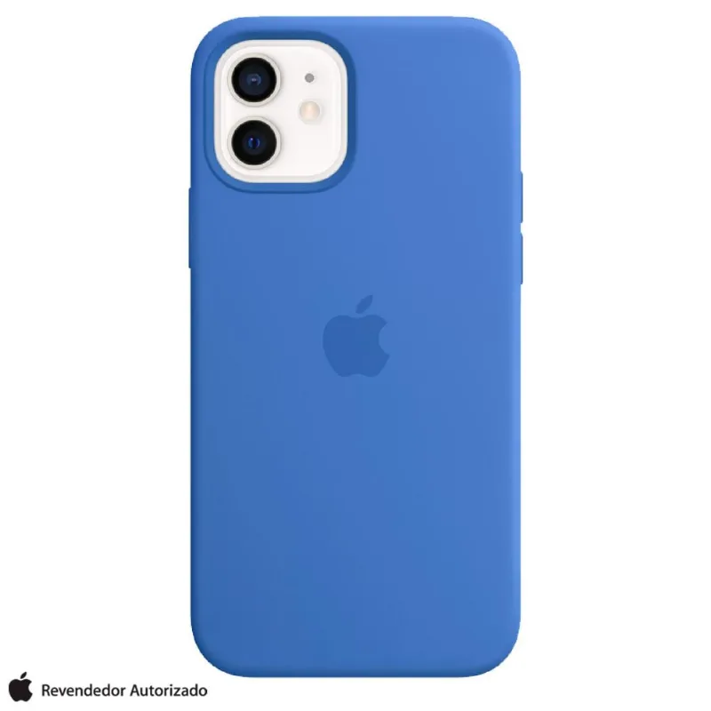 Capa para iPhone 12 e 12 Pro de Silicone com MagSafe Azul Capri - Apple - MJYY3ZE/A