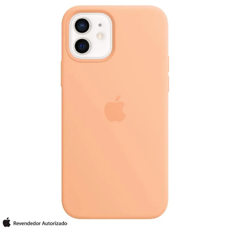 Capa para iPhone 12 e 12 Pro de Silicone com MagSafe Cantaloupe - Apple - MK023ZE/A