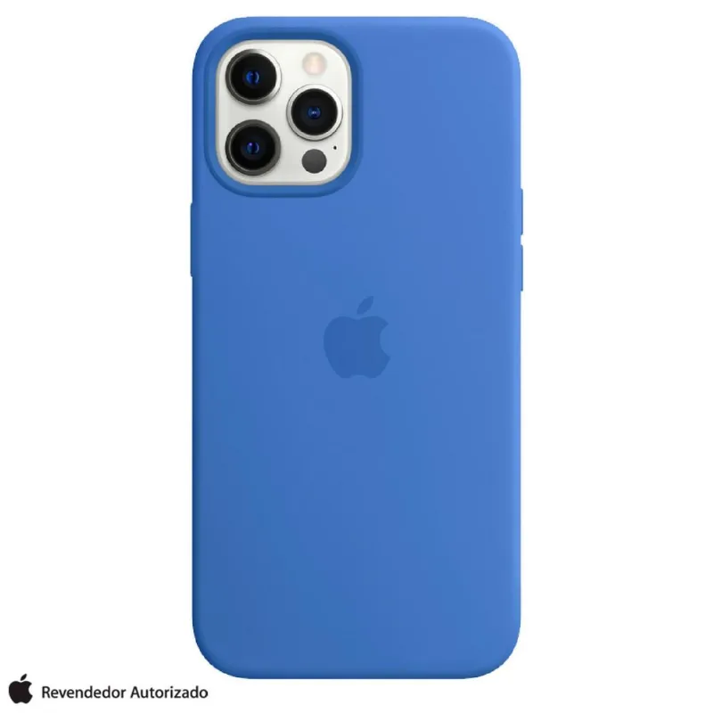 Capa para iPhone 12 Pro Max de Silicone com MagSafe Azul Capri - Apple - MK043ZE/A