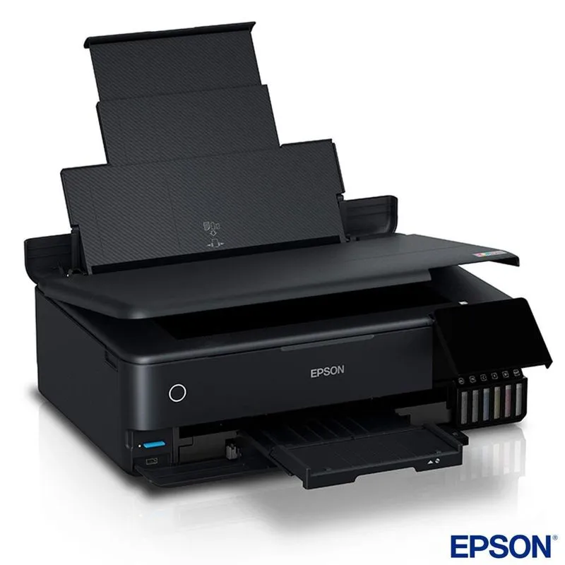 Impressora Multifuncional Epson Ecotank Tanque De Tinta Fotográfica Com Usb E Wi-fi - L8180