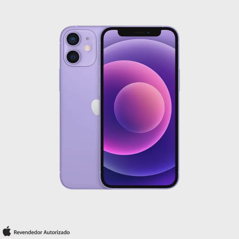 IPhone 12 Apple (64GB) Roxo, Tela de 6,1, 5G e Câmera Dupla de 12 mp