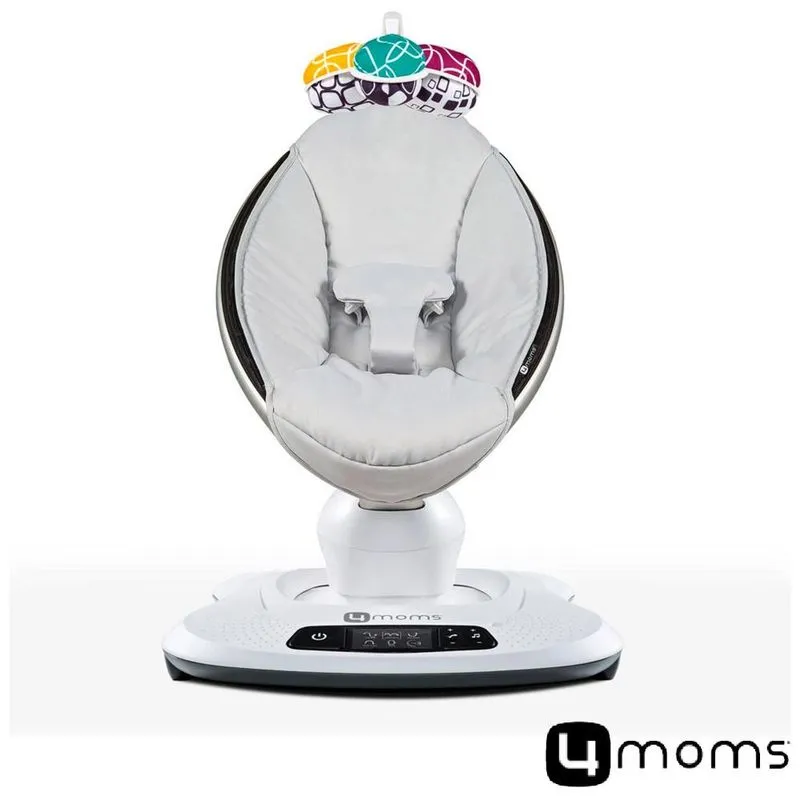 Cadeira De Descanso Elétrica Mamaroo 4.0 4moms Cinza Clássico