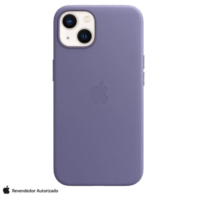 Capa para iPhone 13 com MagSafe de Couro Roxa - Apple - MM163ZE/A