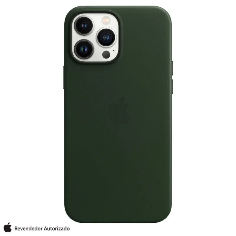 Capa para iPhone 13 Pro Max com MagSafe de Couro Verde Sequoia - Apple - MM1Q3ZE/A