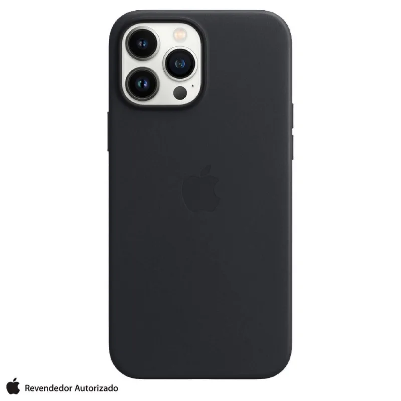 Capa para iPhone 13 Pro Max com MagSafe de Couro Preta - Apple - MM1R3ZE/A