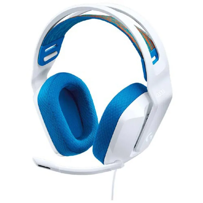 Headset Gamer Estéreo Logitech G335 Branco - 981-001017