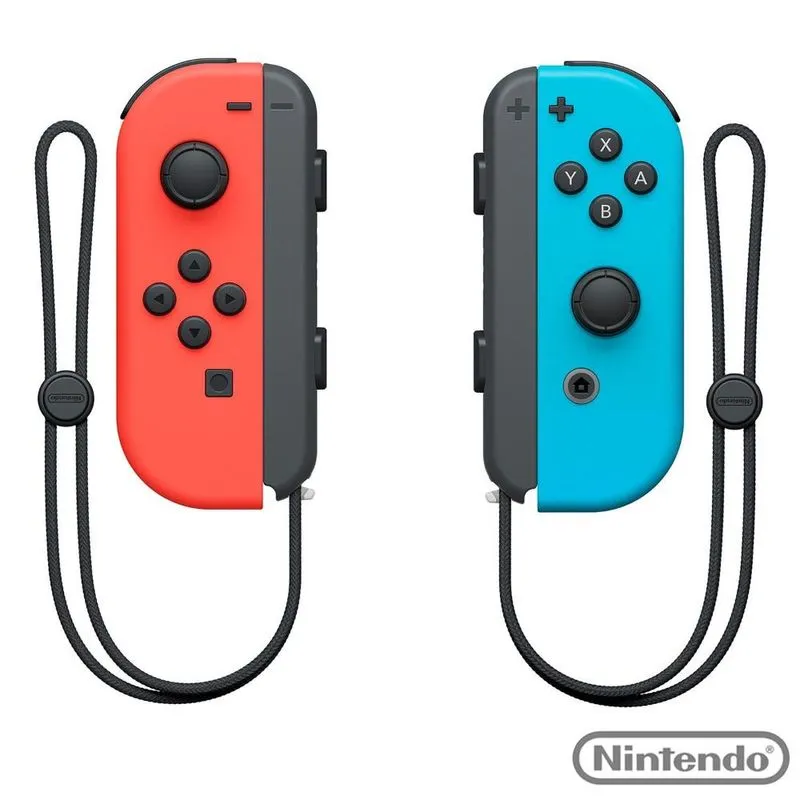 Controle Joy-con Para Nintendo Switch Neon Azul E Vermelho