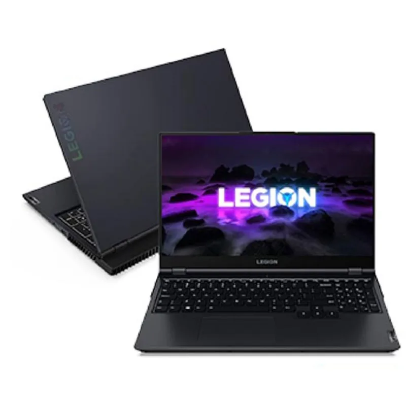 Notebook Legion 5 Lenovo, AMD Ryzen 7 R7-5800H, 16GB, 512GB SSD, Tela de 15,6", NVIDIA GeForce - 82QJ0000BR