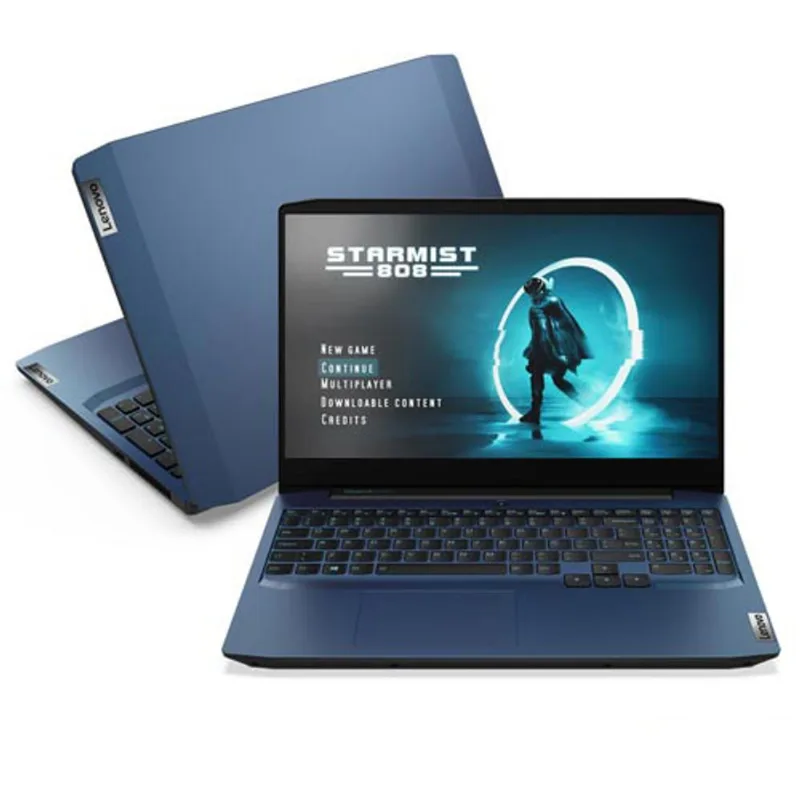 Notebook Lenovo, Intel® Core? i5 10300H, 8GB, 256GB SSD, Tela de 15,6", GTX 1650, ideapad Gaming 3i - 82CGS00100