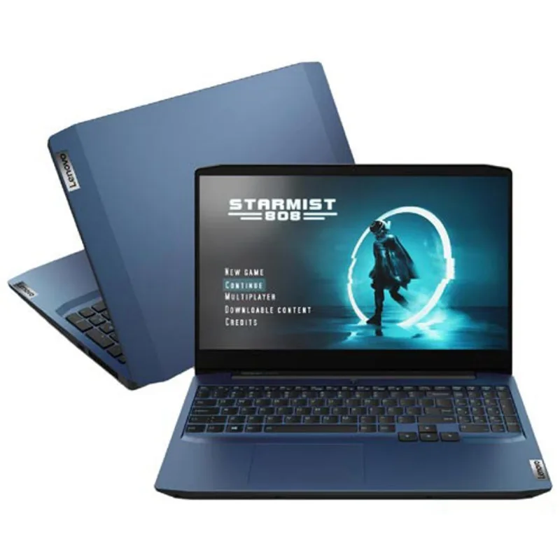 Notebook Lenovo, Intel® CoreT i7 10750H, 8GB, 256GB SSD, Tela de 15,6", GTX 1650, 82CGS00200 - Ideapad Gaming 3i