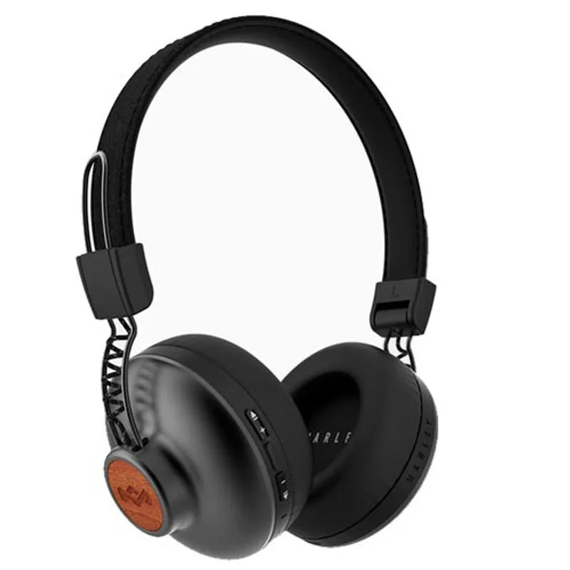Fone de Ouvido Wireless House Of Marley Headphone Positive Vibration Preto