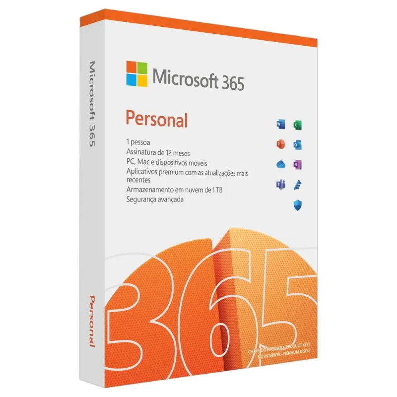 Microsoft 365 Personal Brazilian - Qq201386