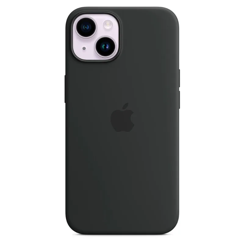Capa para iPhone 14 com MagSafe em Silicone Meia-Noite - Apple - MPRU3ZE/A