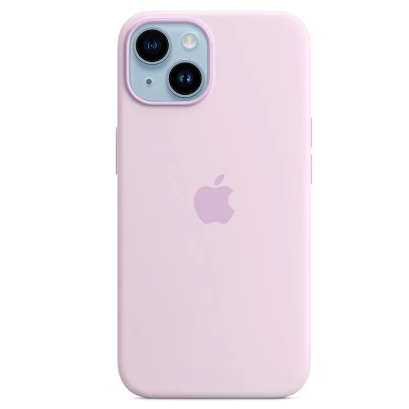 Capa para iPhone 14 com MagSafe em Silicone Lilás - Apple - MPRY3ZE/A