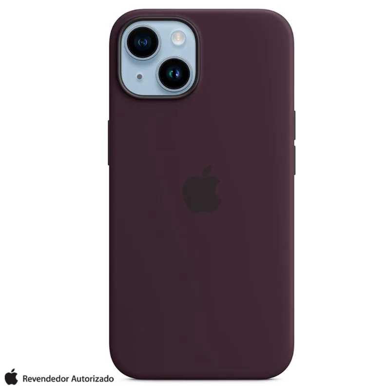 Capa para iPhone 14 com MagSafe em Silicone Roxo-Silvestre - Apple - MPT03ZE/A