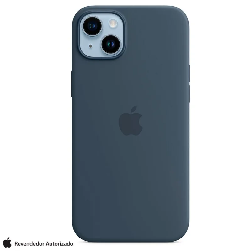 Capa para iPhone 14 Plus com MagSafe em Silicone Azul Tempestade - Apple - MPT53ZE/A