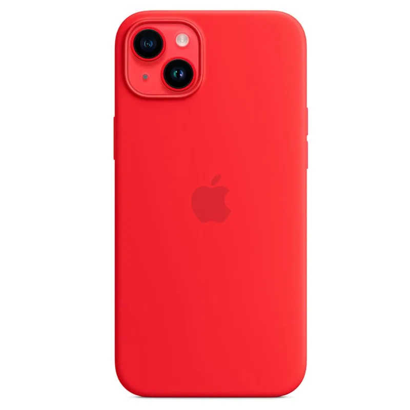 Capa para iPhone 14 Plus com MagSafe em Silicone (PRODUCT)RED - Apple - MPT63ZE/A