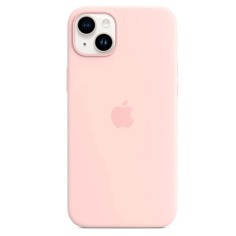Capa para iPhone 14 Plus com MagSafe em Silicone Rosa Giz - Apple - MPT73ZE/A