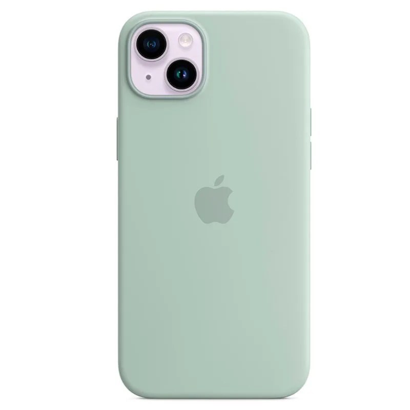 Capa para iPhone 14 Plus com MagSafe em Silicone Suculenta - Apple - MPTC3ZE/A